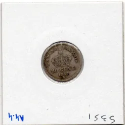 20 centimes Napoléon III tête laurée 1867 A Paris TB