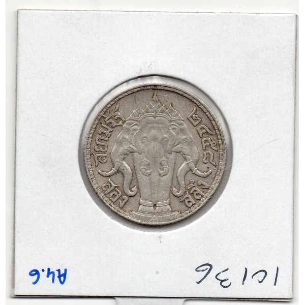 Thailande 2 Salung 1919 TTB+, KM.Y44b Rama VI