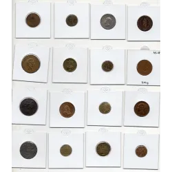 Lot de 16 jetons anciens Neremberg