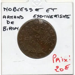 Jeton Noblesse Armand de Biron ND TB Feuardent 11716