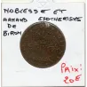 Jeton Noblesse Armand de Biron ND TB Feuardent 11716