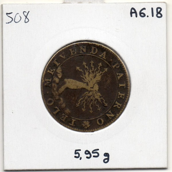 Jeton Artillerie de la porte de la meillerai1652 TB Feuardent 970