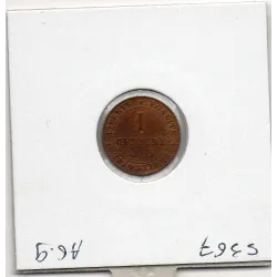 1 centime Cérès 1891 A Paris Sup+