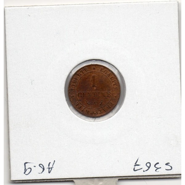 1 centime Cérès 1891 A Paris Sup+