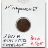 1 centime Napoléon III tête laurée 1862 A Paris TTB