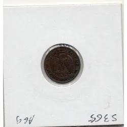 1 centime Napoléon III tête laurée 1862 K Bordeaux TTB+