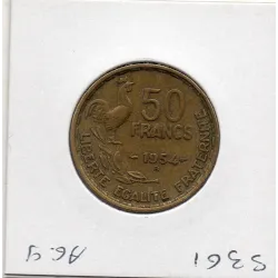 50 francs Coq Guiraud 1954 B Beaumont TTB