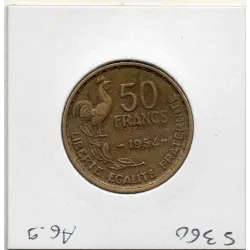 50 francs Coq Guiraud 1954 TTB