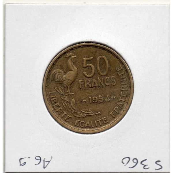 50 francs Coq Guiraud 1954 TTB