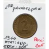 2 francs Philadelphie France Libre 1944 Sup-
