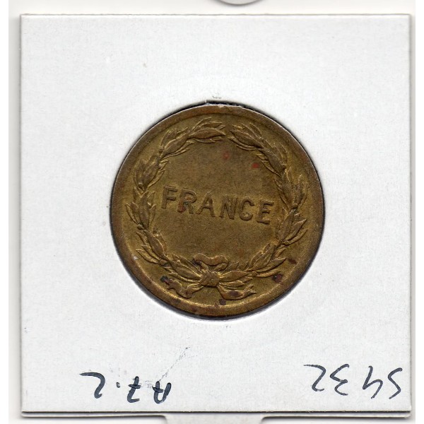 2 francs Philadelphie France Libre 1944 Sup-
