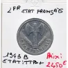 2 francs Francisque Bazor 1943 B Beaumont TTB+