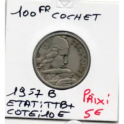 100 francs Cochet 1957 B TTB+