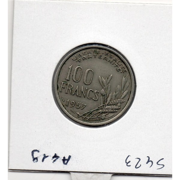 100 francs Cochet 1957 TTB+