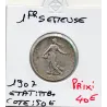 1 franc Semeuse Argent 1907 TTB+