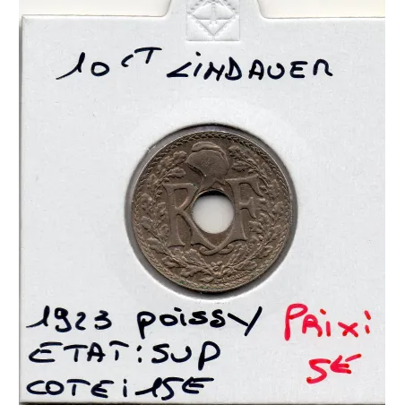 10 centimes Lindauer 1923 Poissy Sup