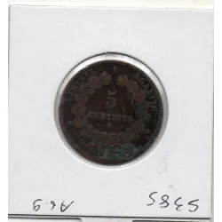 5 centimes Cérès 1871 grand A Paris TB+