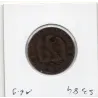 5 centimes Napoléon III tête nue 1855 MA ancre Marseille TB-