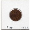 2 centimes Napoléon III tête nue 1855 BB ancre Strasbourg TB+