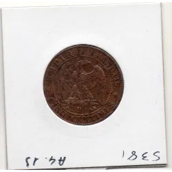 5 centimes Napoléon III tête nue 1854 D Lyon TTB