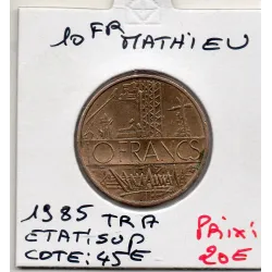 10 francs Mathieu 1985 tranche A Sup