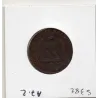 5 centimes Napoléon III tête nue 1854 D Lyon TB+