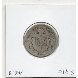 1 franc Napoléon III tête laurée 1869 BB Strasbourg B
