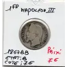 1 franc Napoléon III tête laurée 1867 BB Strasbourg B