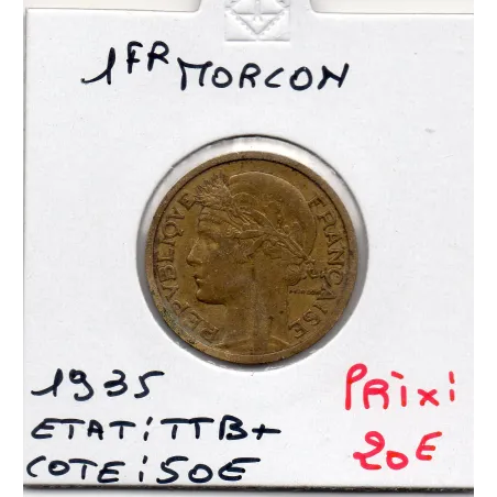 1 franc Morlon 1935 TTB+