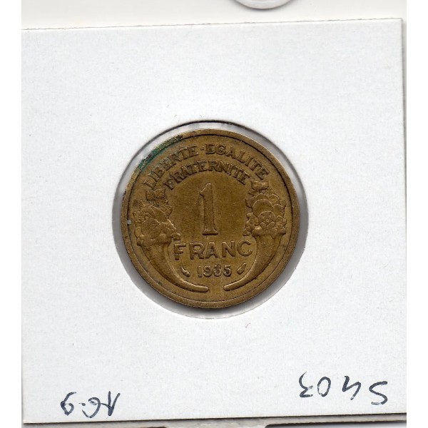 1 franc Morlon 1935 TTB+