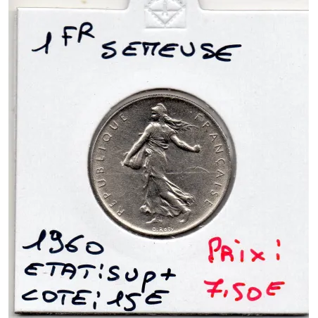 1 franc Semeuse Nickel 1960 Sup+
