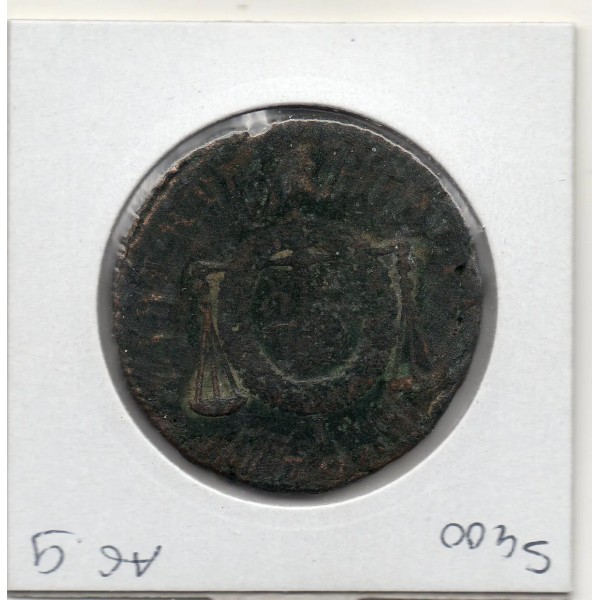 f 2 sols aux balances 1793 I Limoges TB+