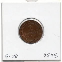 2 centimes Cérès 1889 TTB+