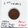 2 centimes Cérès 1890 Sup-
