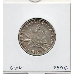 2 Francs Semeuse Argent 1912 TTB+