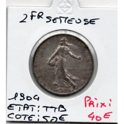2 Francs Semeuse Argent 1904 TTB