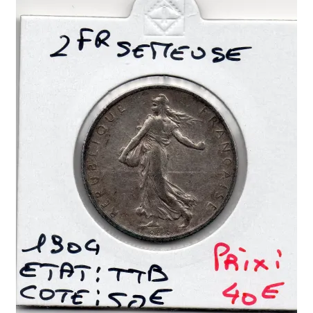 2 Francs Semeuse Argent 1904 TTB