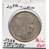 20 francs Turin 1938 Sup-