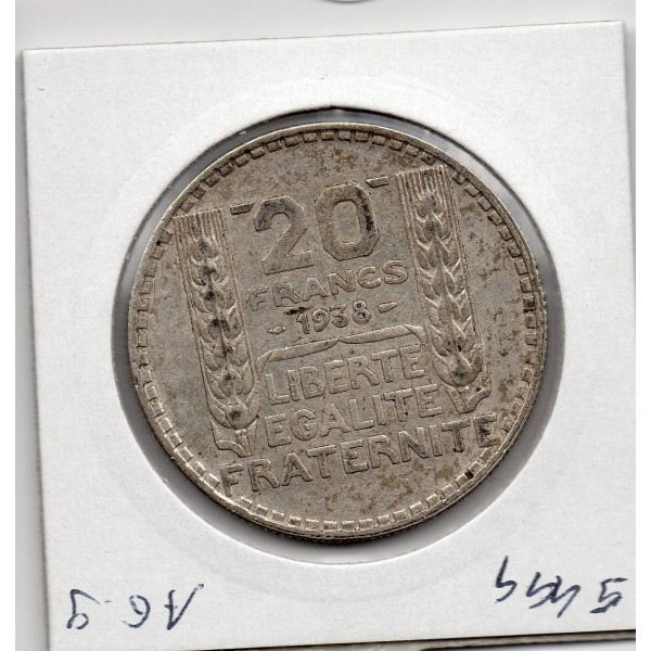 20 francs Turin 1938 Sup-