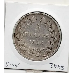 5 francs Louis Philippe 1836 W Lille TB