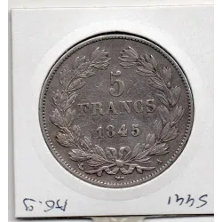 5 francs Louis Philippe 1845 A Paris TTB+