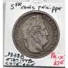 5 francs Louis Philippe 1838 B Rouen TTB-