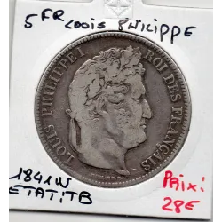 5 francs Louis Philippe 1841 W Lille TB
