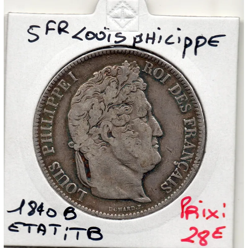 5 francs Louis Philippe 1831 A tranche relief TTB 5 francs Louis Philippe 1831 A tranche relief TTB