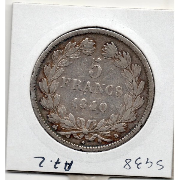 5 francs Louis Philippe 1831 A tranche relief TTB