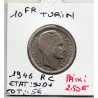 10 francs Turin 1946 rameaux court Sup+