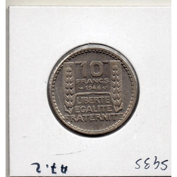 10 francs Turin 1946 rameaux court Sup+