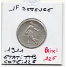 1 franc Semeuse Argent 1911 TTB, France pièce de monnaie
