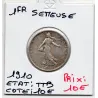 1 franc Semeuse Argent 1910 TTB