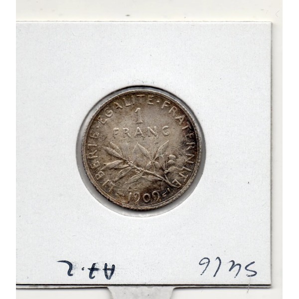 1 franc Semeuse Argent 1909 Sup-